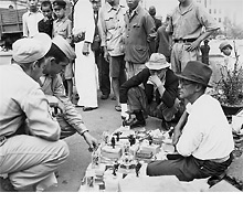 G.I.相手の露天商 横浜で