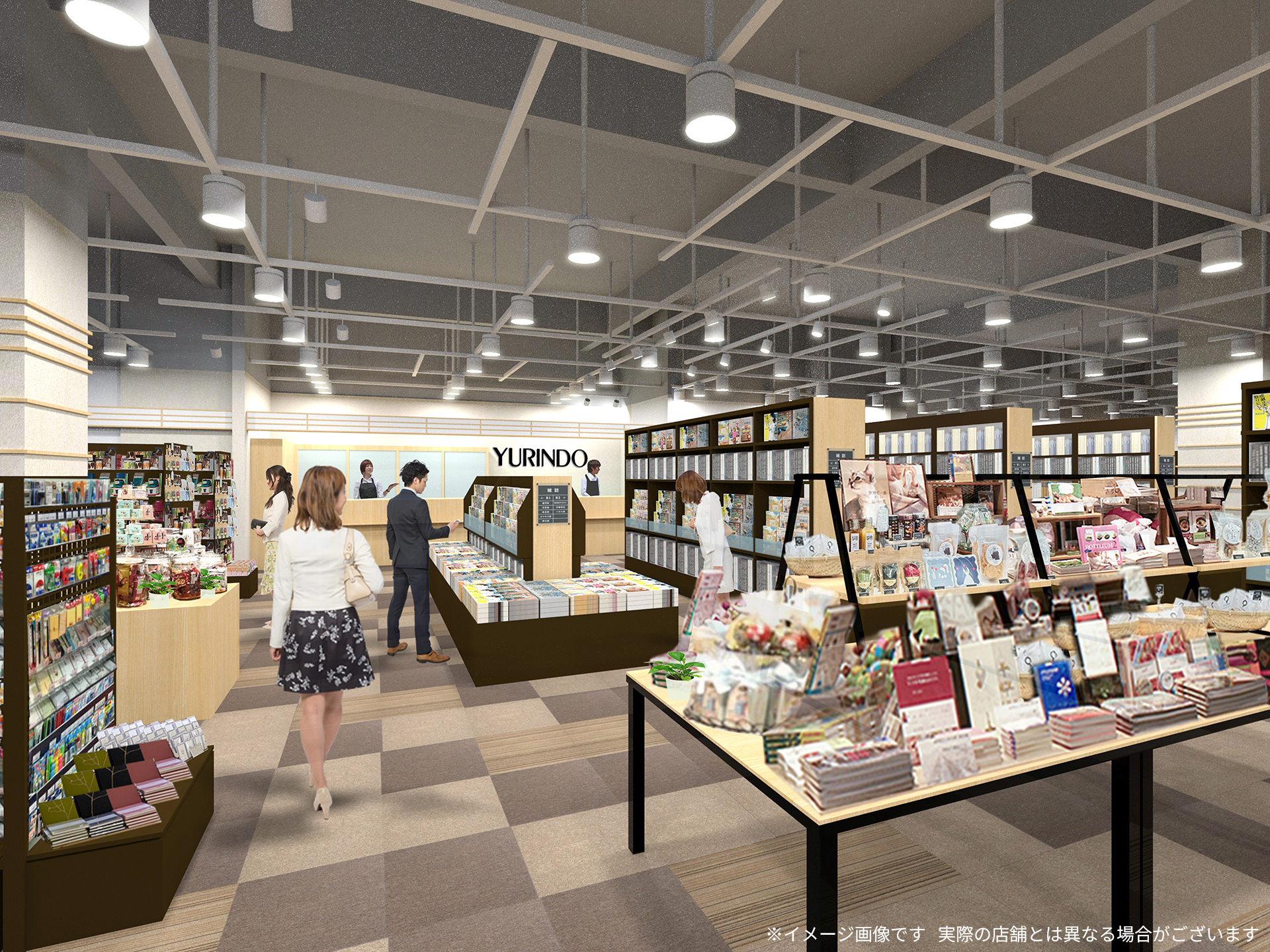 改装後のアトレ目黒店イメージCG