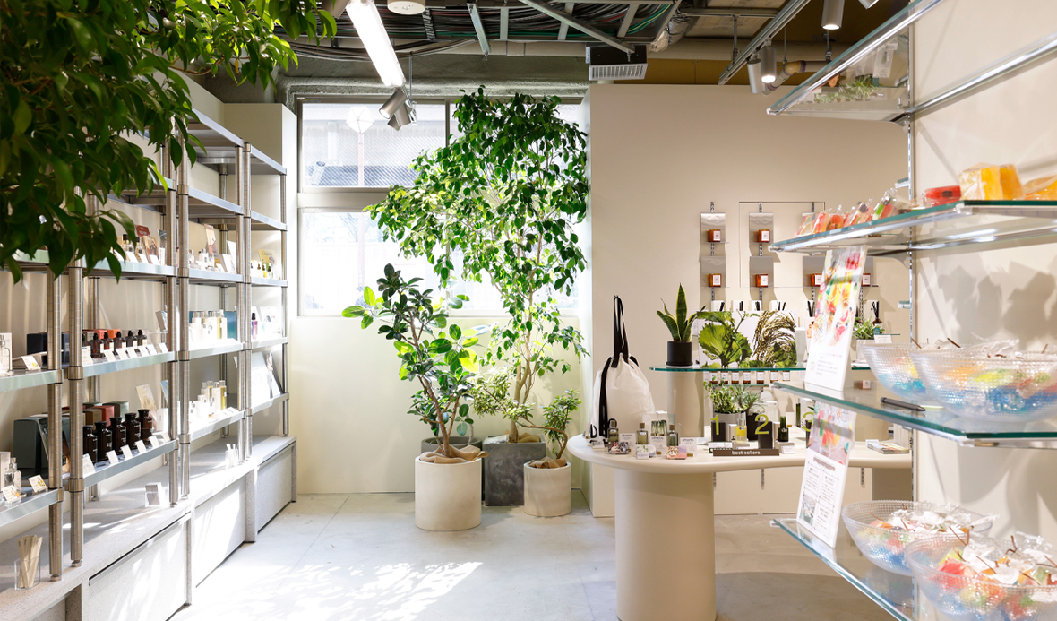 コスメ類の販売エリア