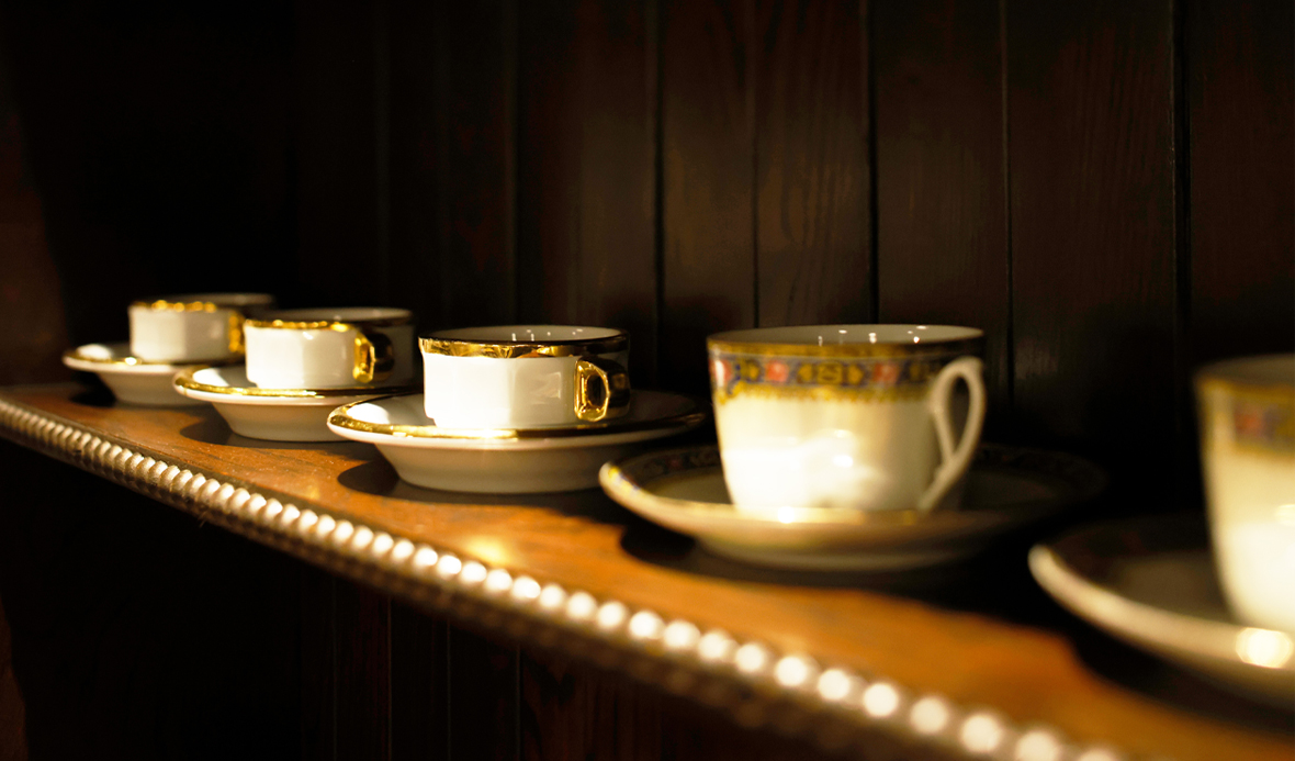 食後の飲み物用カップの写真