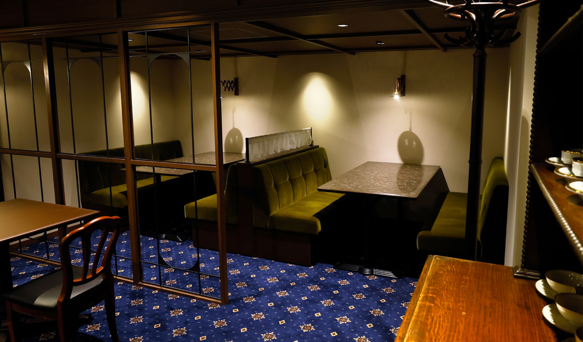 ボックスソファ席の写真