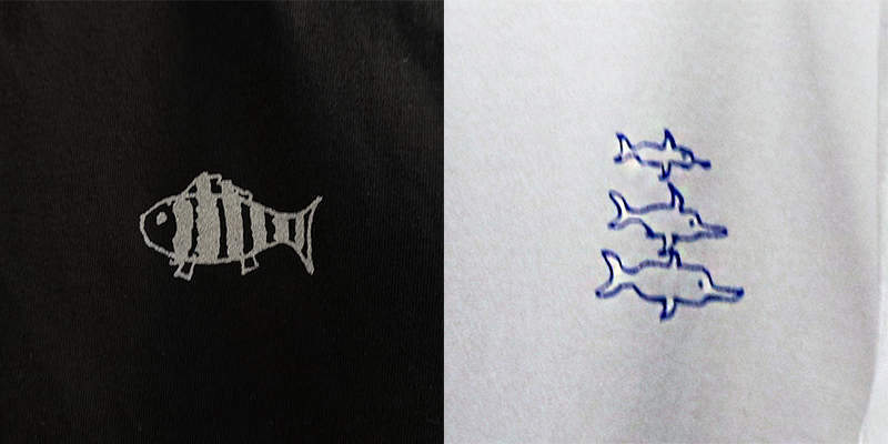 さかなのイラスト・いるかのイラスト