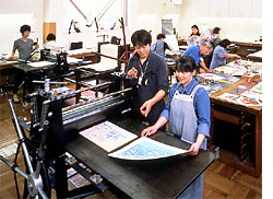 市民のアトリエでの制作