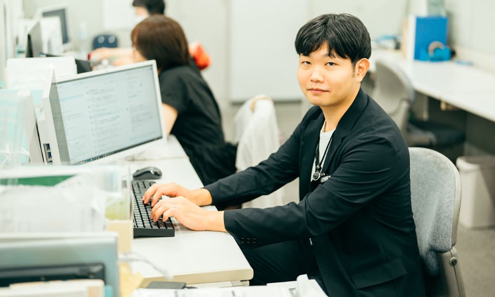仕事中