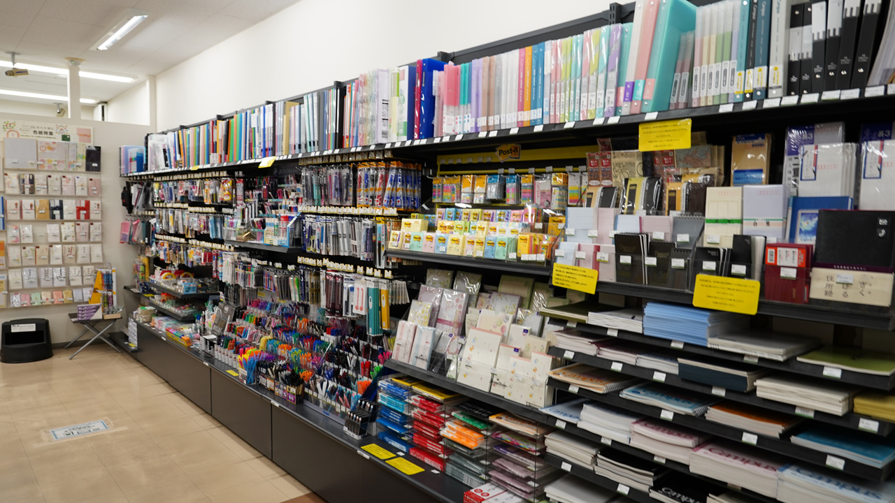 文房具・事務用品のコーナー