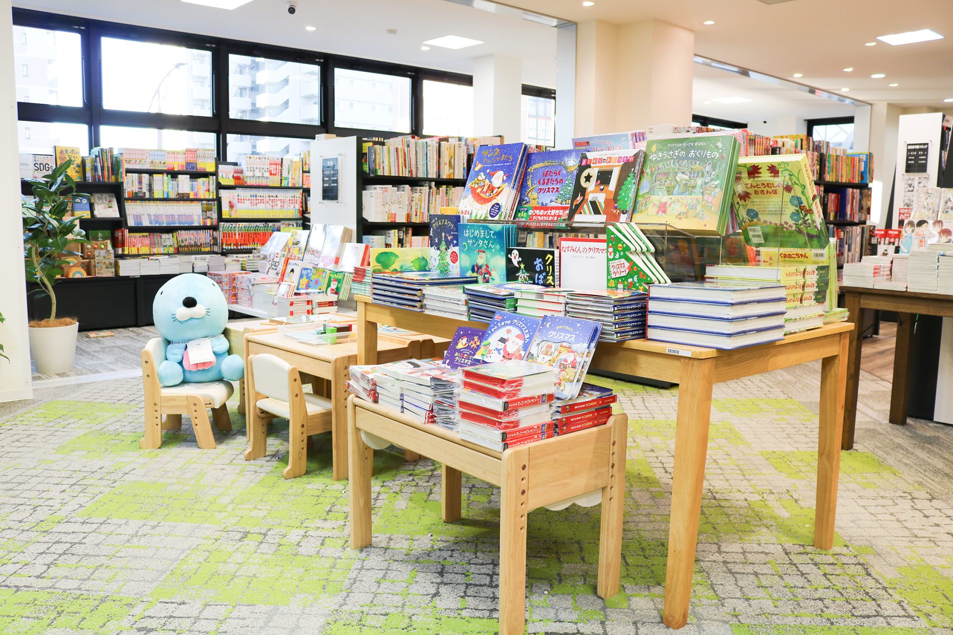 児童書売場のキッズスペース