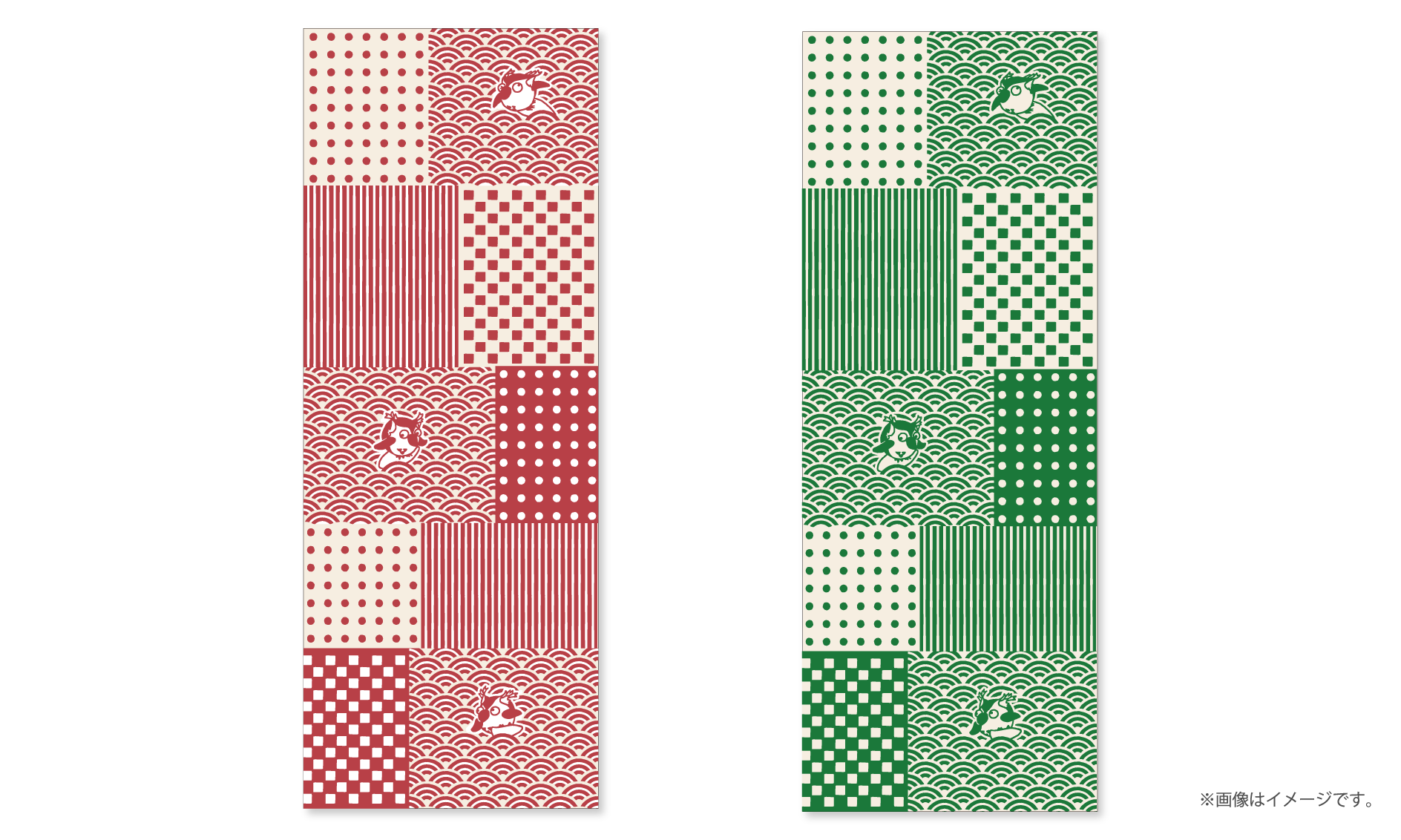 R.B.ブッコロー　かまわぬ手ぬぐい(波乗り)