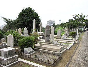 山手の横浜外国人墓地