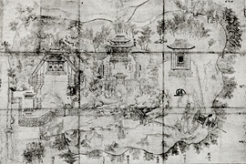 明月院絵図