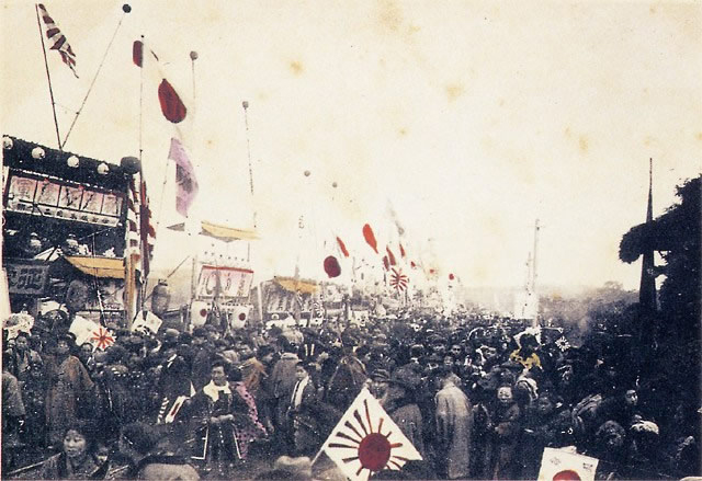 平沼駅（日露戦争出征風景）