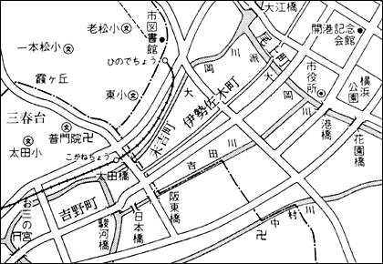 横浜市の中心部